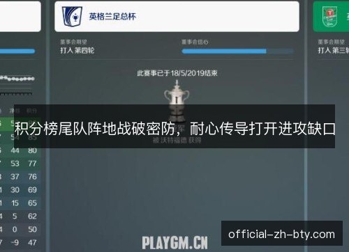 积分榜尾队阵地战破密防,耐心传导打开进攻缺口 积分榜尾队阵地战破密防,耐心传导打开进攻缺口